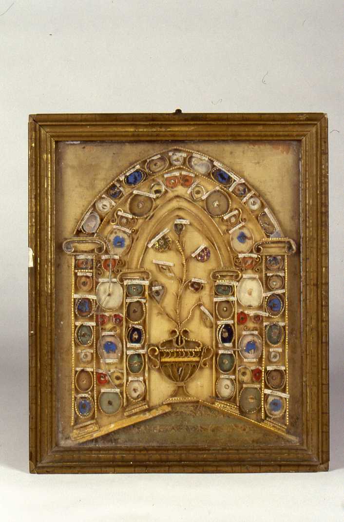 vetrina per reliquie - ambito romagnolo (sec. XIX)