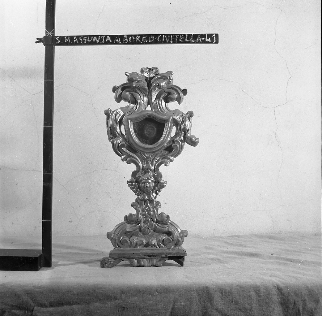 reliquiario - bottega emiliana (sec. XVIII)