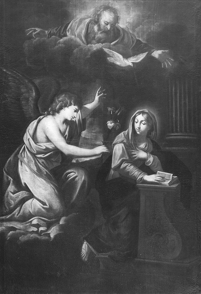 Annunciazione (dipinto) di Dal Sole Giovan Gioseffo (fine/inizio secc. XVII/ XVIII)