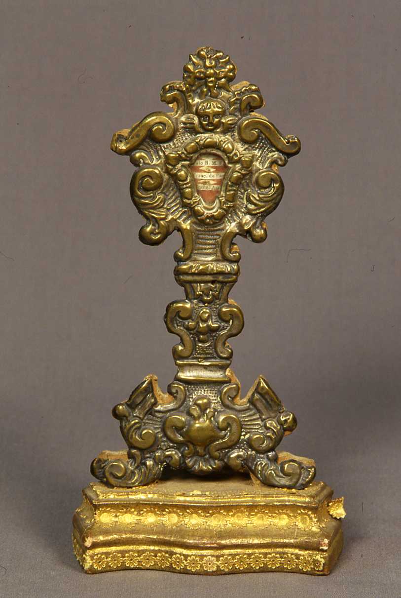reliquiario - a ostensorio - bottega emiliano-romagnola (sec. XVIII)