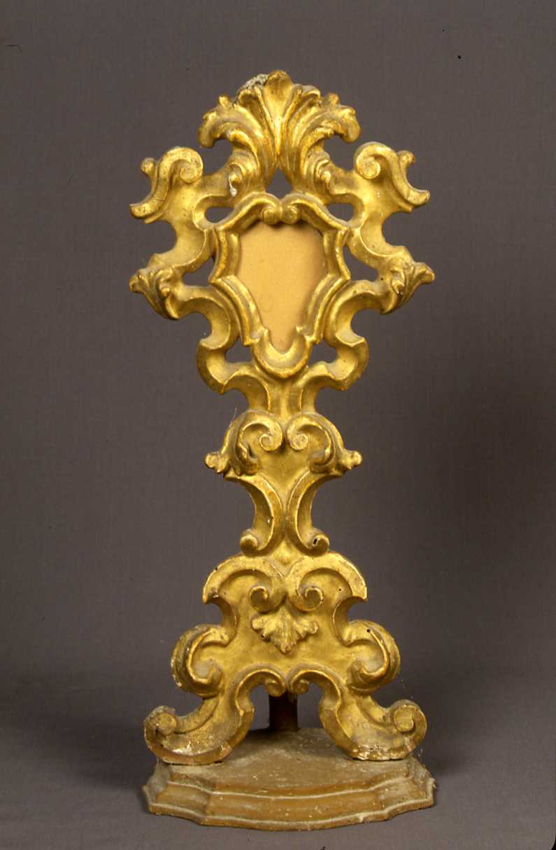 reliquiario - a ostensorio - bottega emiliano-romagnola (sec. XVIII)