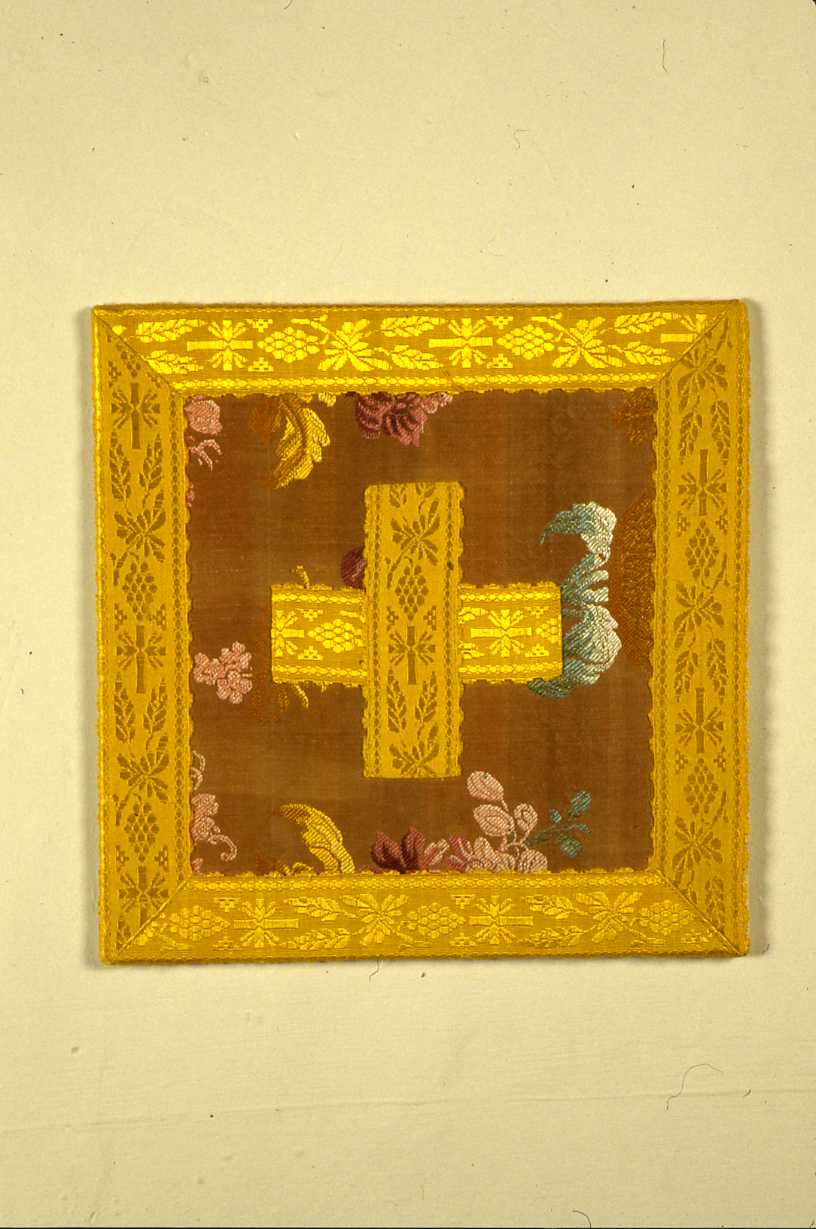 borsa, elemento d'insieme - manifattura italiana (sec. XVIII)