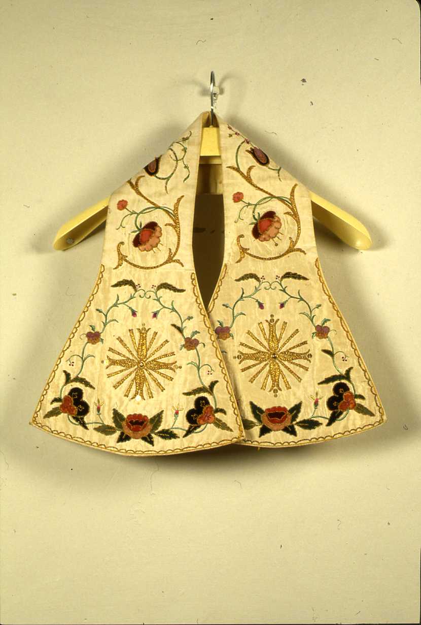 manipolo, elemento d'insieme - manifattura italiana (sec. XVIII)