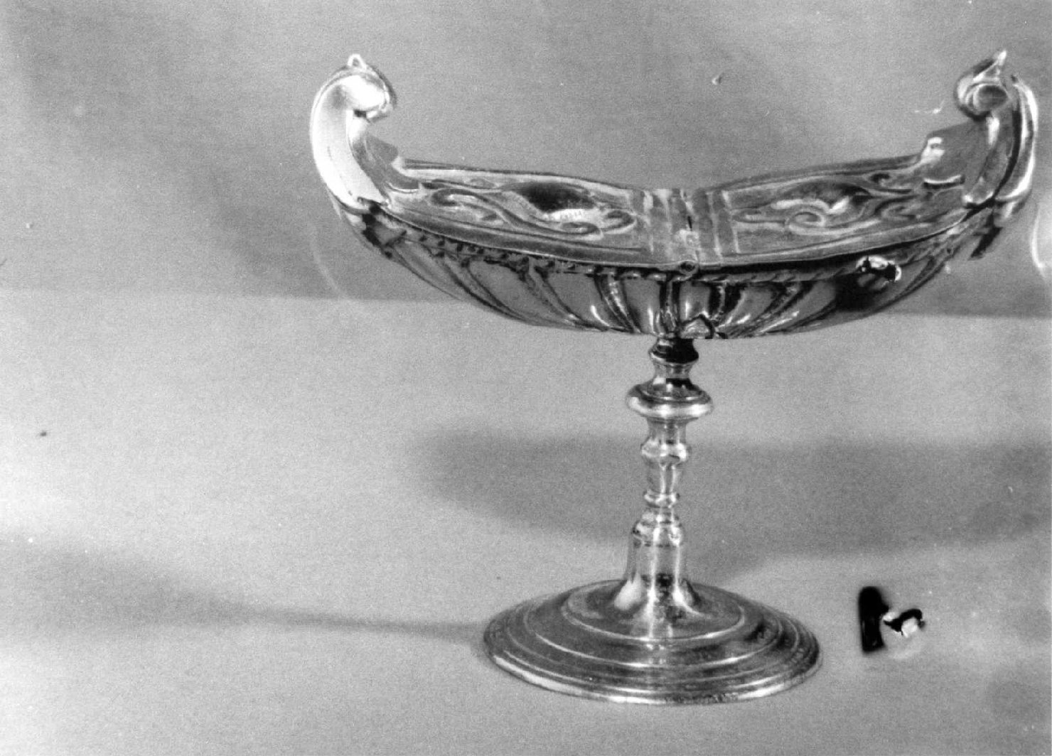 navicella portaincenso - ambito emiliano (sec. XVIII)