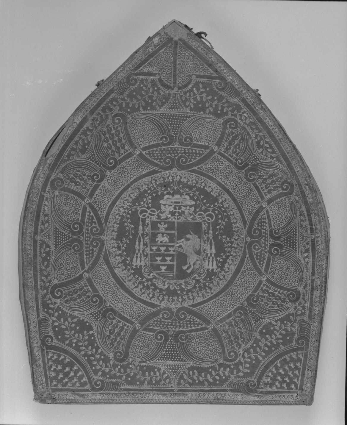 custodia - di mitria episcopale - manifattura italiana (ultimo quarto sec. XIX)