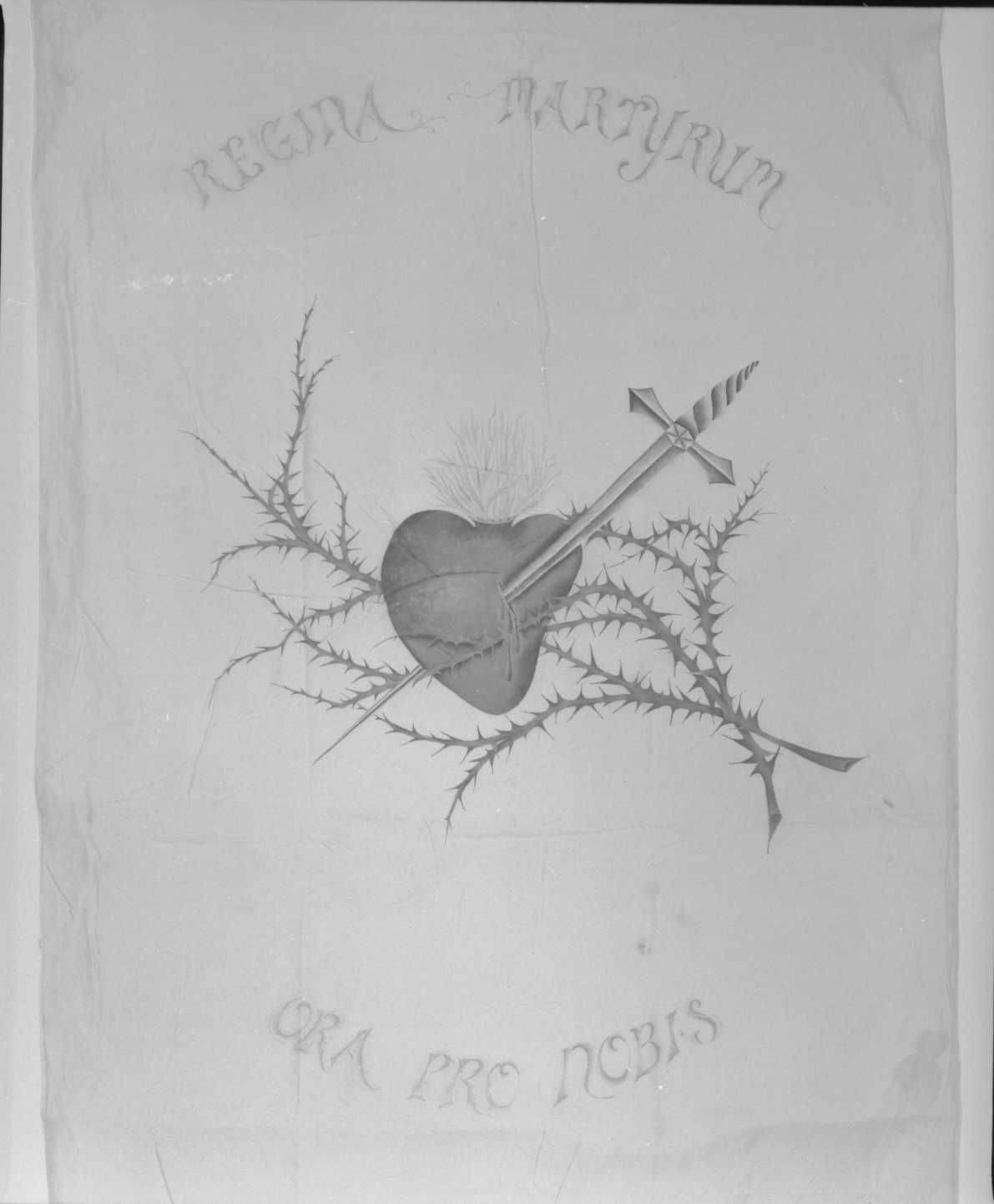 vessillo processionale - manifattura italiana (inizio sec. XX)