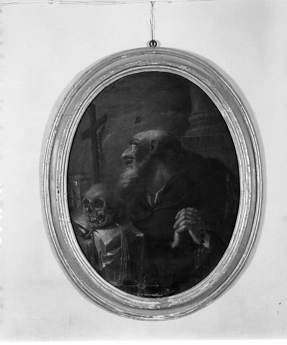 Santo in preghiera (dipinto) - ambito lombardo-veneto (seconda metà sec. XVIII)