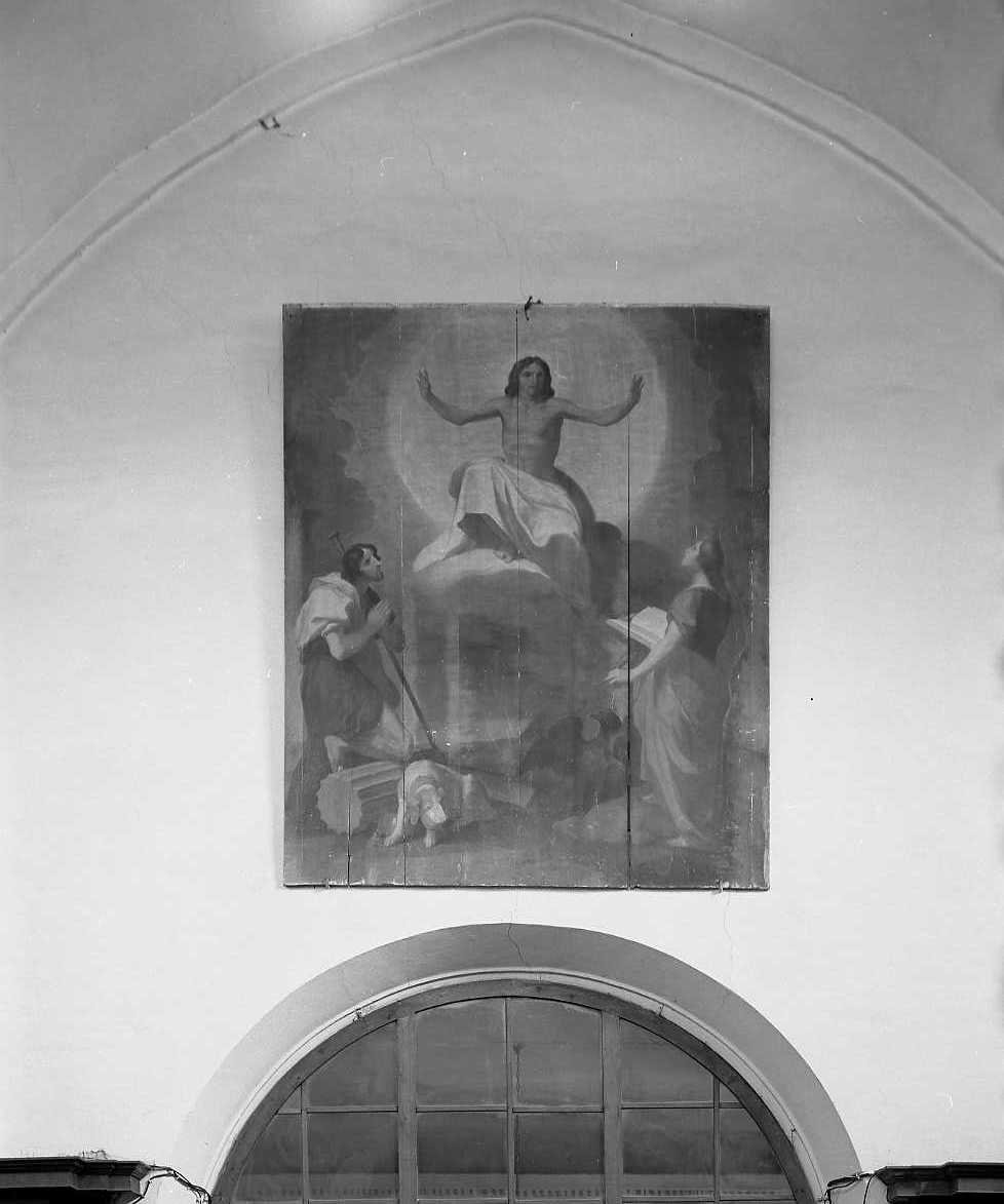 Cristo in gloria e Santi (dipinto) - ambito romagnolo (secc. XVIII/ XIX)