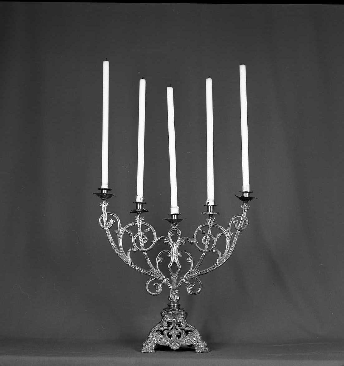 portacandele - bottega romagnola (sec. XVIII)