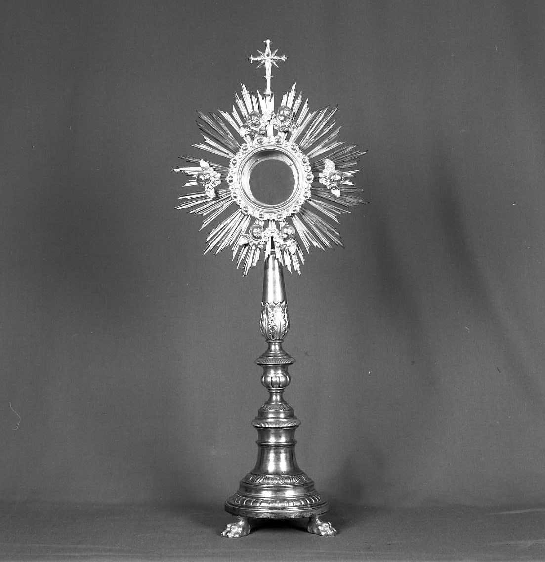 ostensorio - bottega romagnola (sec. XIX)