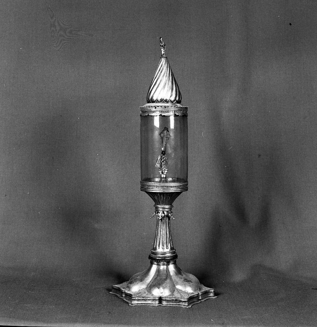 reliquiario - bottega romagnola (secc. XVIII/ XIX)