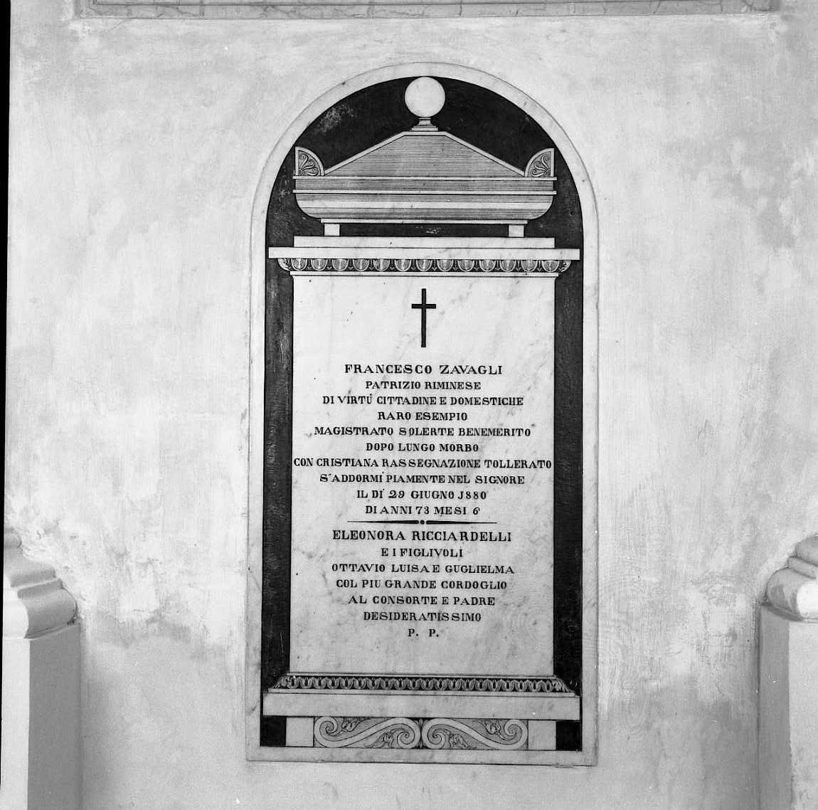 lapide - bottega romagnola (sec. XIX)