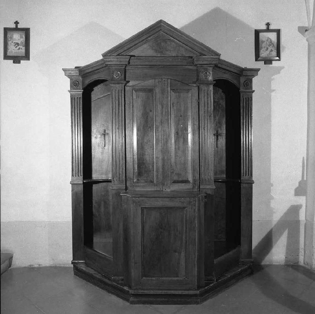 confessionale - bottega romagnola (sec. XIX)