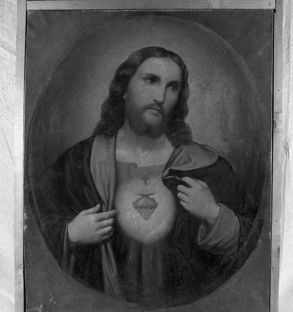 Sacro Cuore di Gesù (dipinto) di Lega Silvestro (sec. XIX)