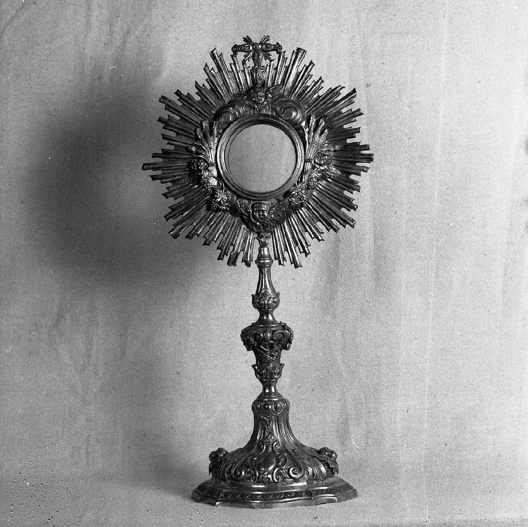 ostensorio - bottega romagnola (sec. XIX)