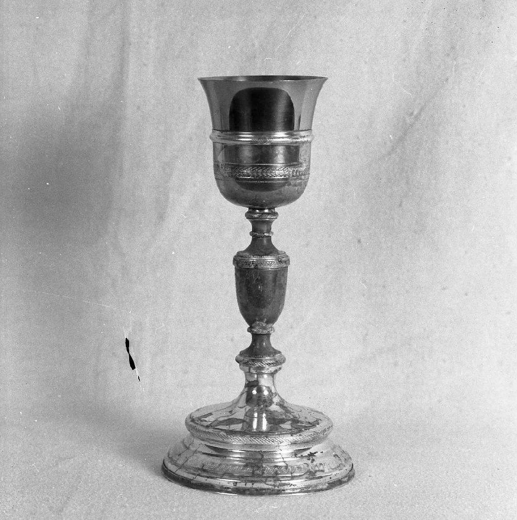 calice - bottega romagnola (primo quarto sec. XX)