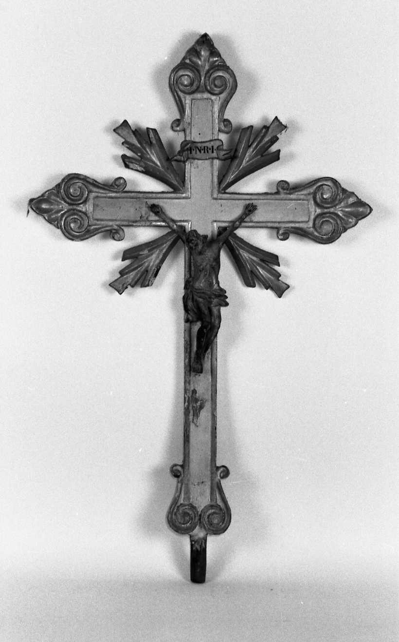 croce d'altare, frammento - bottega romagnola (sec. XVIII)