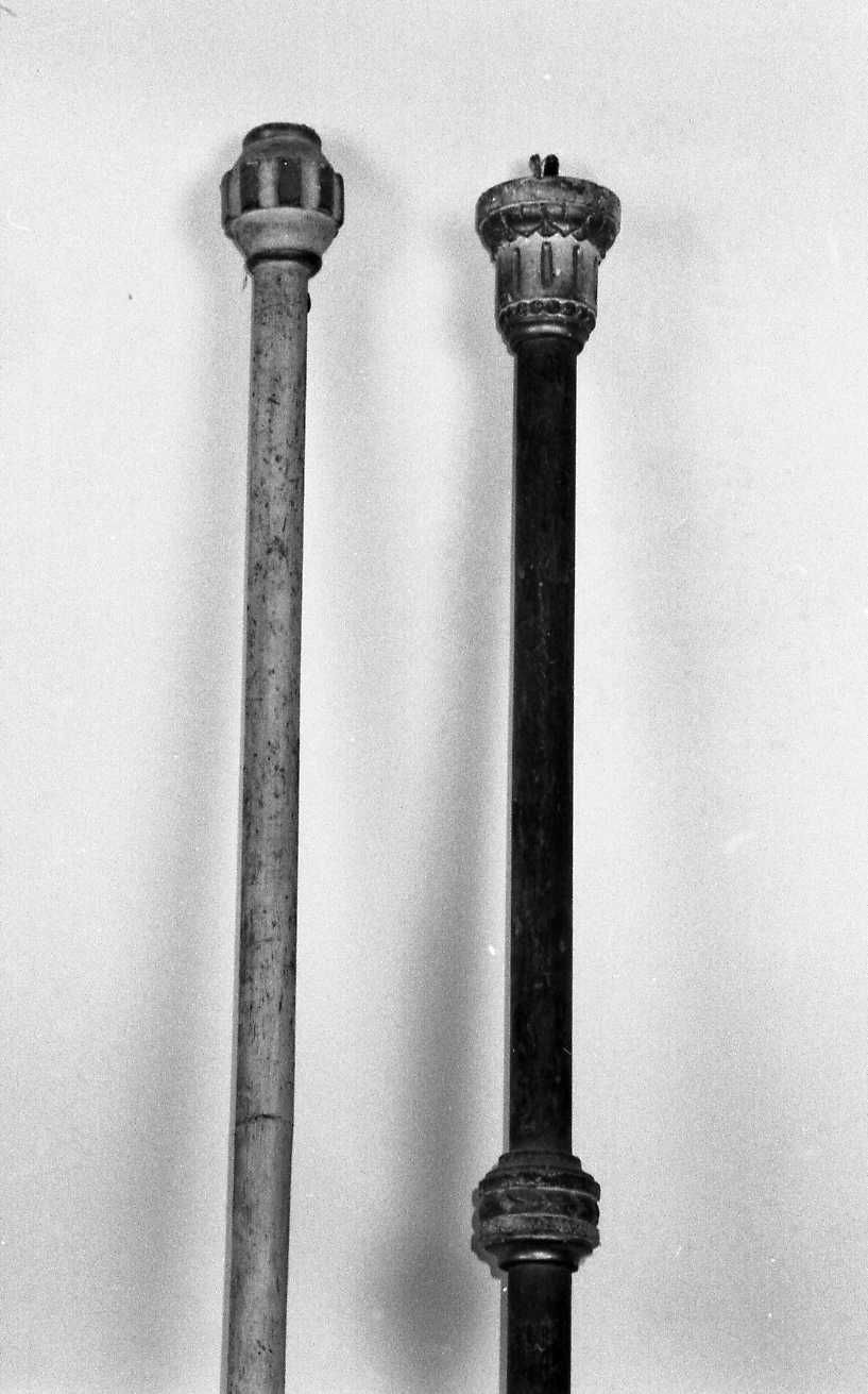 asta di baldacchino processionale - bottega romagnola (seconda metà sec. XIX)