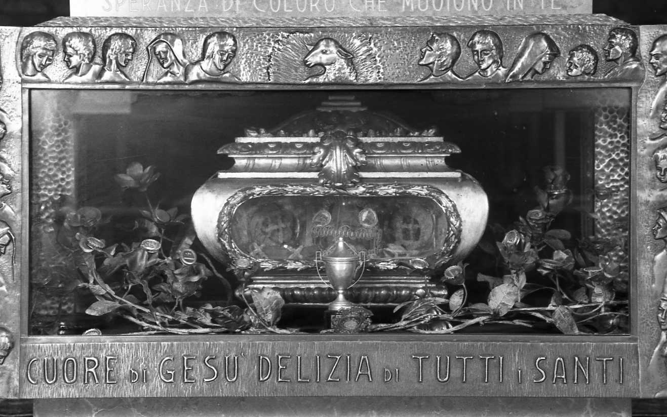 reliquiario - bottega emiliano-romagnola (fine/inizio secc. XVIII/ XIX)