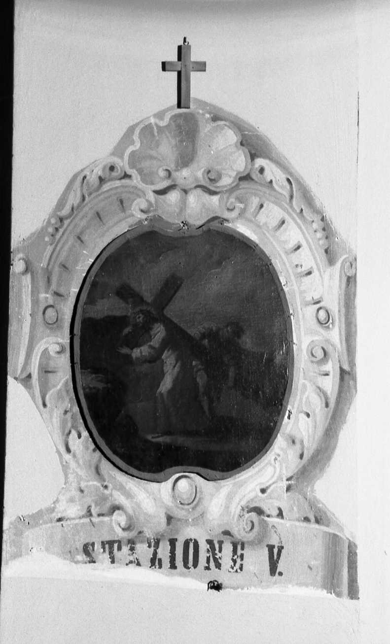 stazioni della via crucis (dipinto, ciclo) di Milani Giuseppe (sec. XVIII)