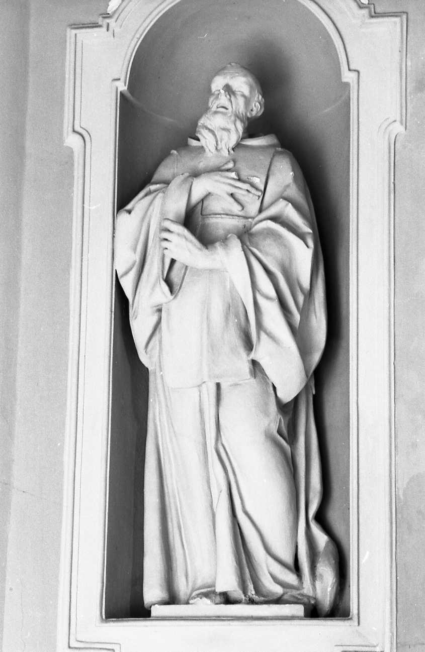 San Francesco di Paola (scultura) di Calligari Francesco Maria (sec. XVIII)