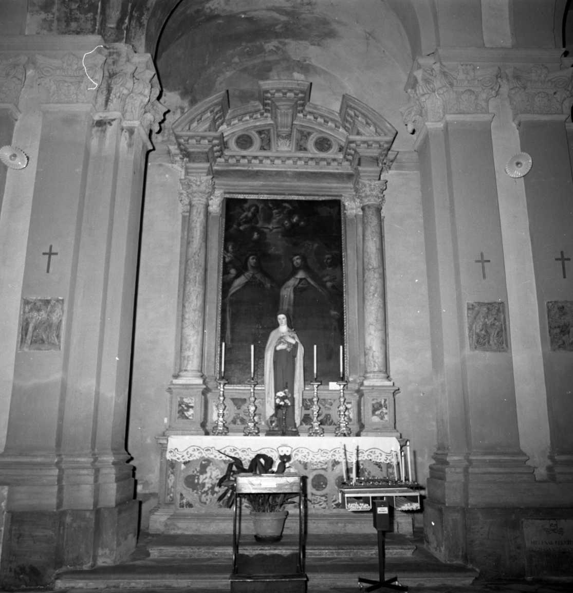 ancona, elemento d'insieme - bottega romagnola (sec. XVIII)