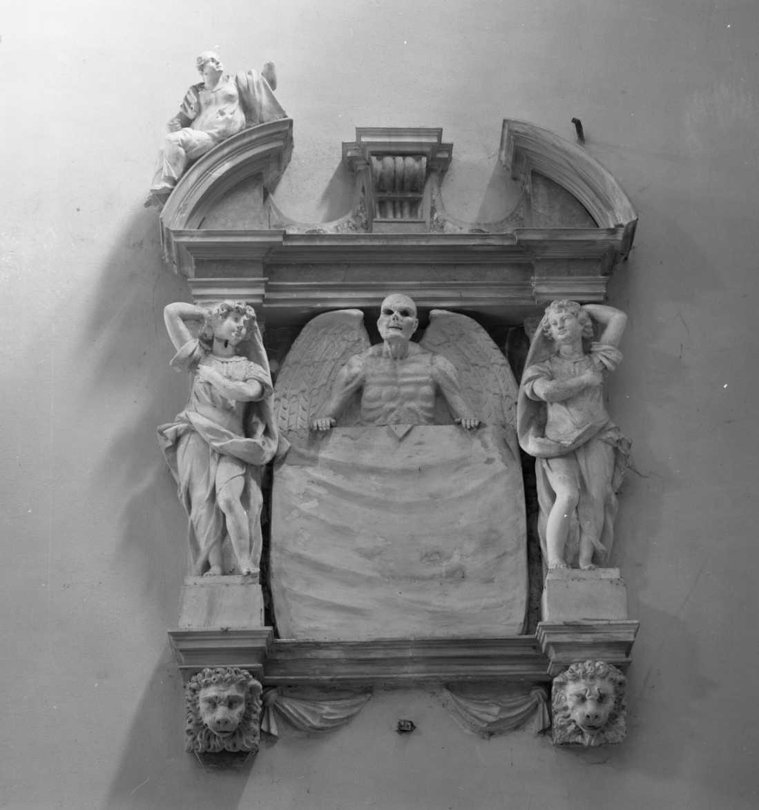 monumento funebre, coppia - bottega romagnola (sec. XVII)