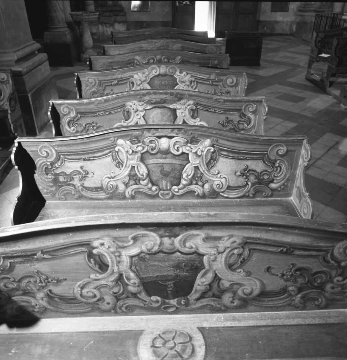 panca, serie di Barbiani Domenico (scuola) (sec. XVIII)