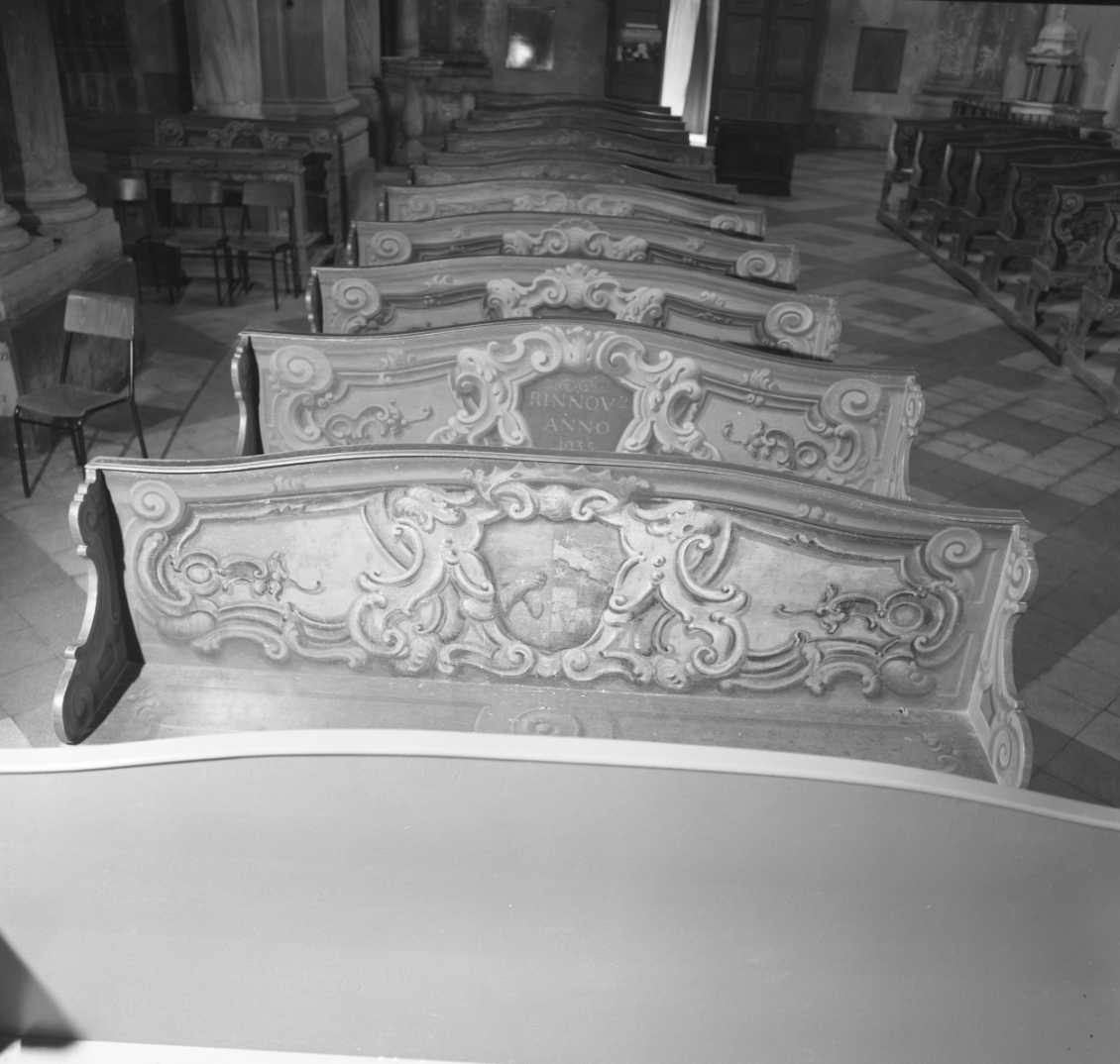 panca, serie di Barbiani Domenico (scuola) (sec. XVIII)