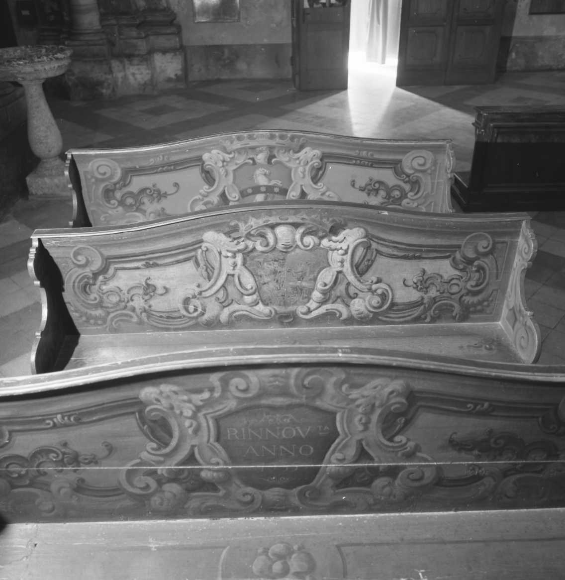 panca, serie di Barbiani Domenico (scuola) (sec. XVIII)