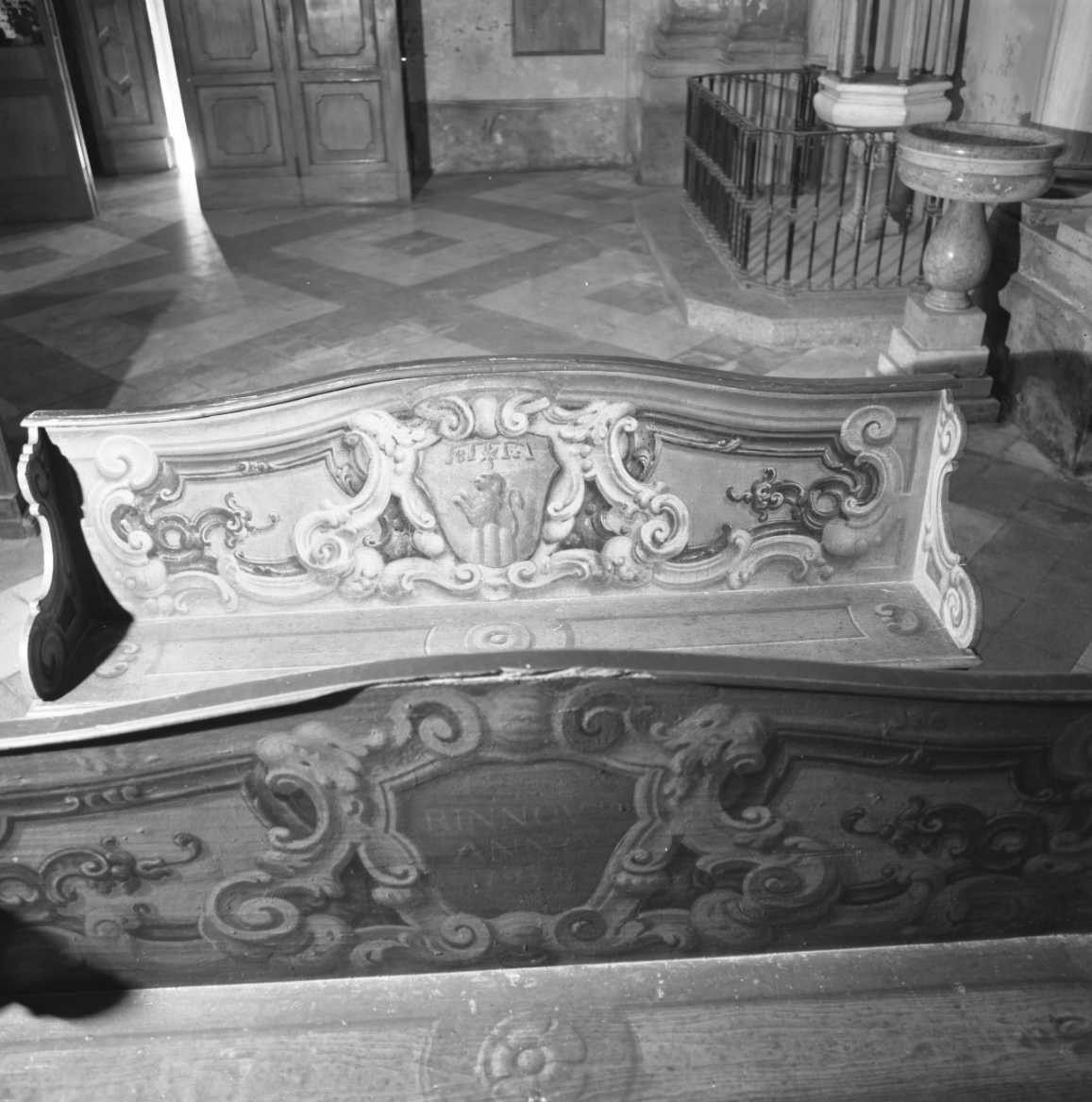 panca, serie di Barbiani Domenico (scuola) (sec. XVIII)