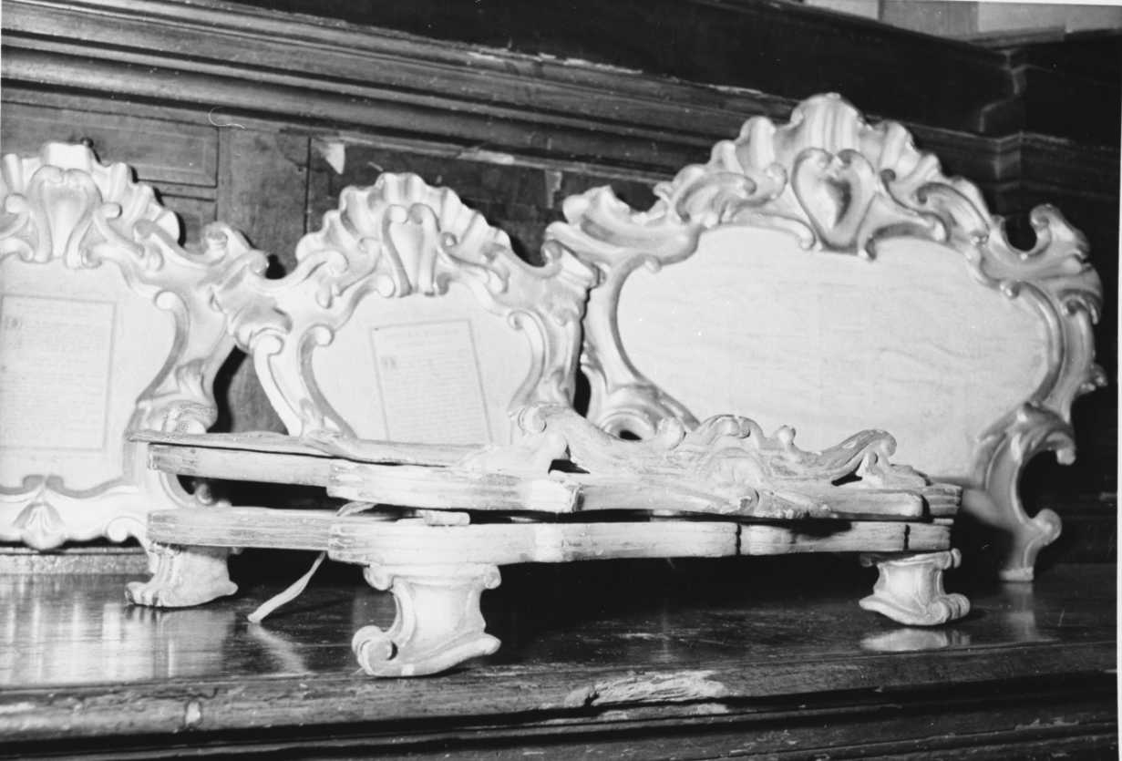 leggio - bottega romagnola (sec. XVIII)