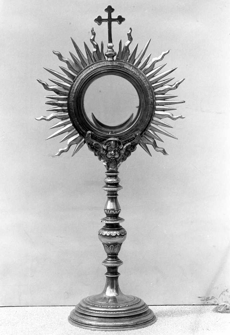 ostensorio - a raggiera - manifattura romagnola (sec. XVII)