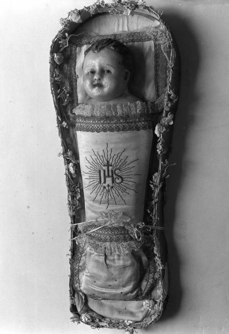 Gesù Bambino (statuetta devozionale) - manifattura romagnola (prima metà sec. XIX)