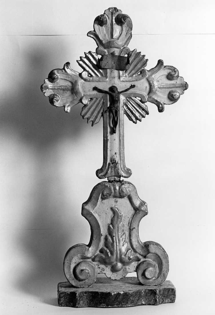croce d'altare - manifattura romagnola (fine/inizio secc. XVIII/ XIX)