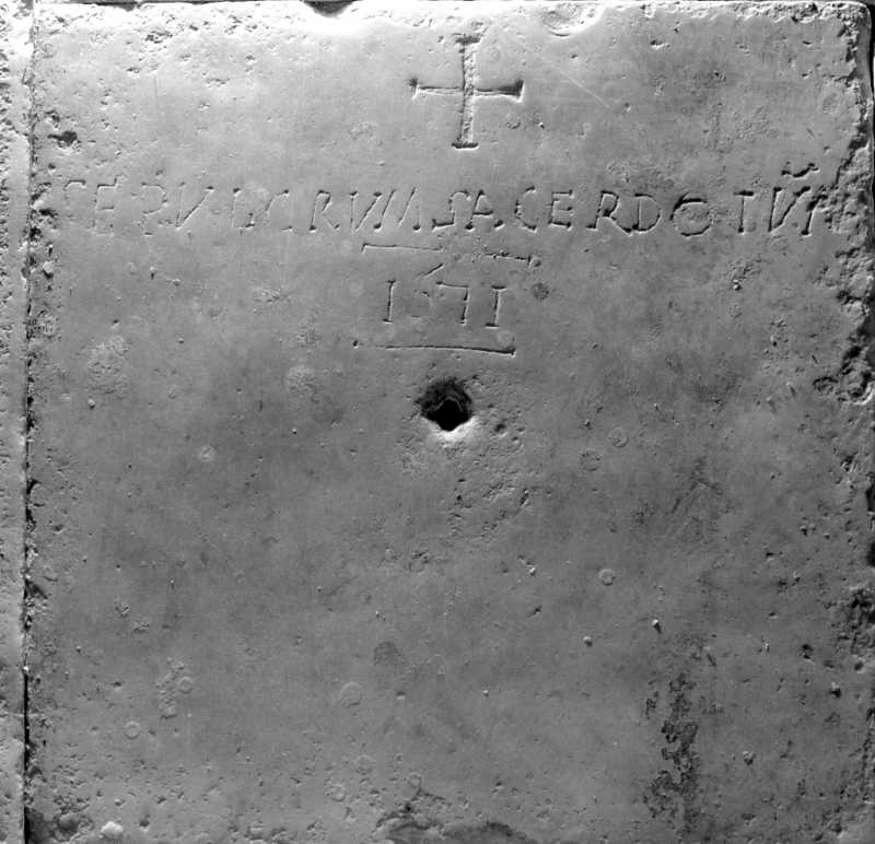 lapide tombale - manifattura romagnola (sec. XIX)