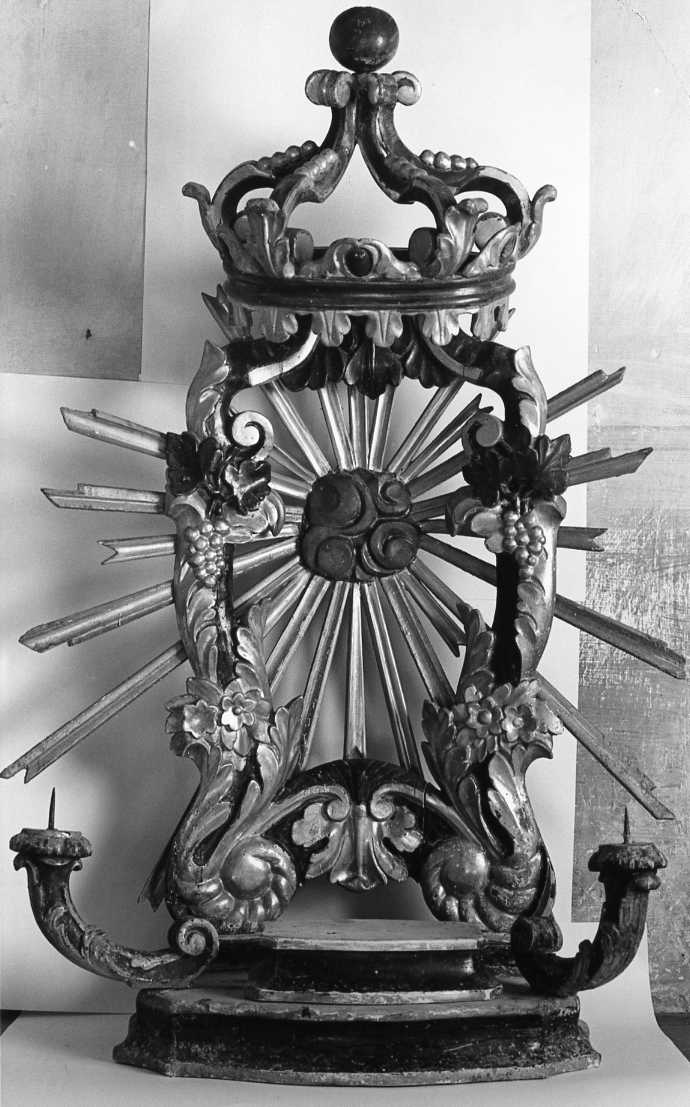 tronetto per esposizione eucaristica - manifattura romagnola (prima metà sec. XIX)