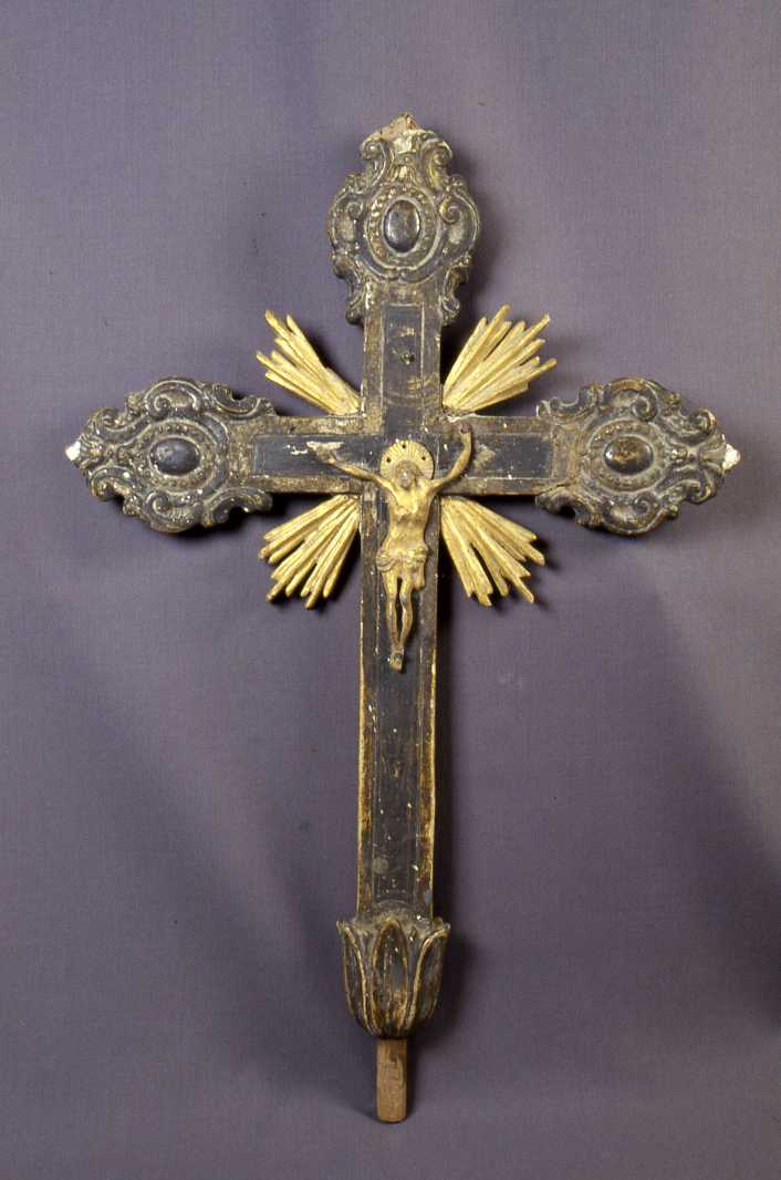 croce d'altare, frammento - ambito romagnolo (sec. XIX)