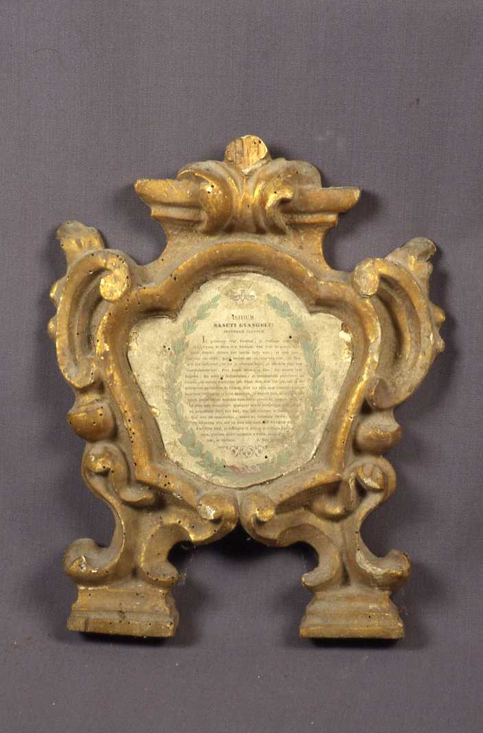 cartagloria, elemento d'insieme - ambito romagnolo (seconda metà sec. XVIII)