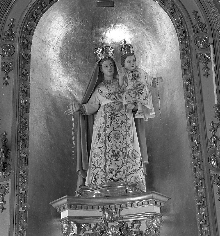 Madonna del Rosario (statua) - manifattura romagnola (sec. XVIII)