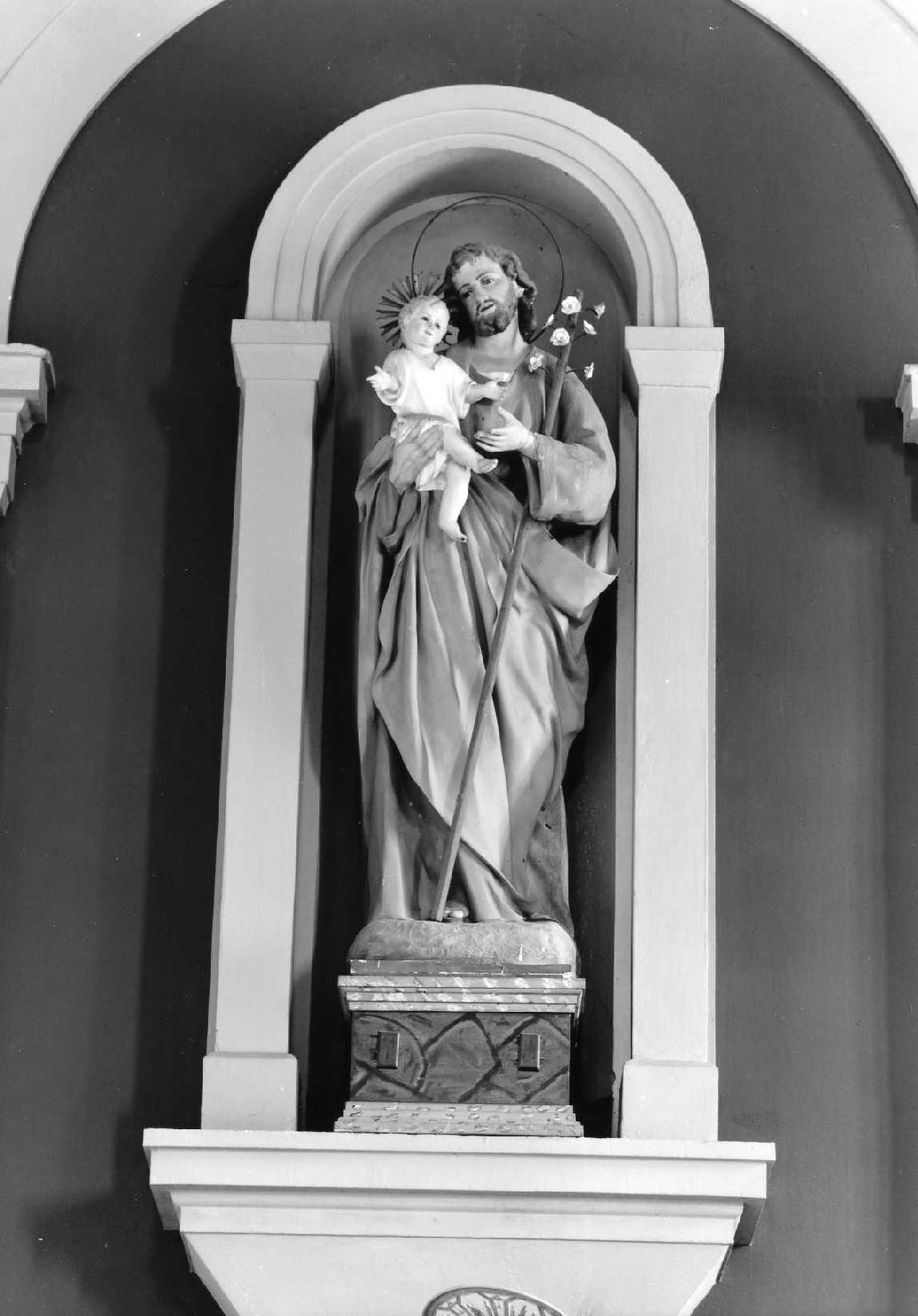 San Giuseppe e Gesù Bambino (statua) - ambito romagnolo (sec. XX)