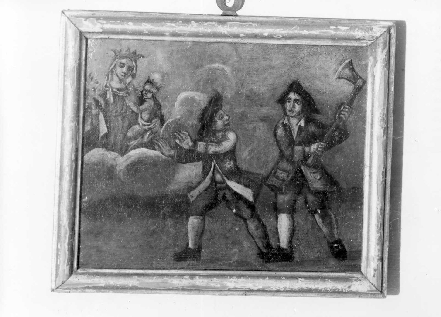 ex voto dipinto, elemento d'insieme - ambito romagnolo (seconda metà sec. XVIII)