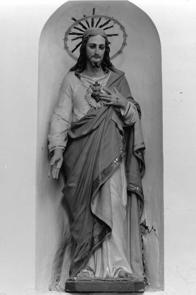 Sacro Cuore di Gesù (statua) - ambito faentino (fine/inizio secc. XIX/ XX)