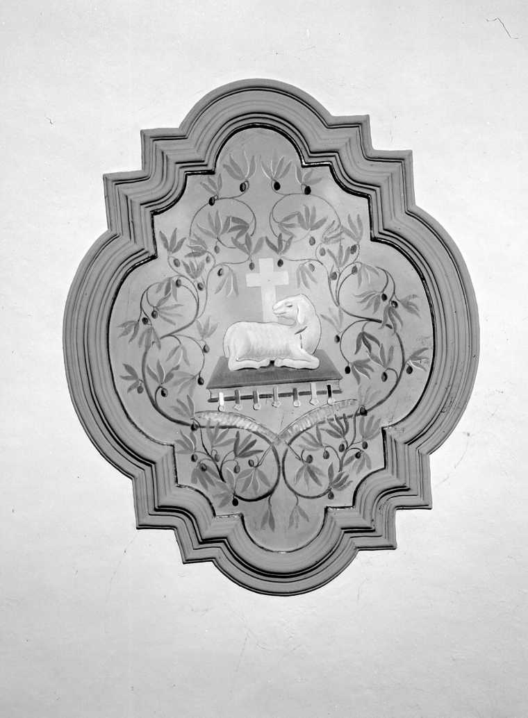 agnello mistico (dipinto, complesso decorativo) - ambito romagnolo (sec. XVIII)