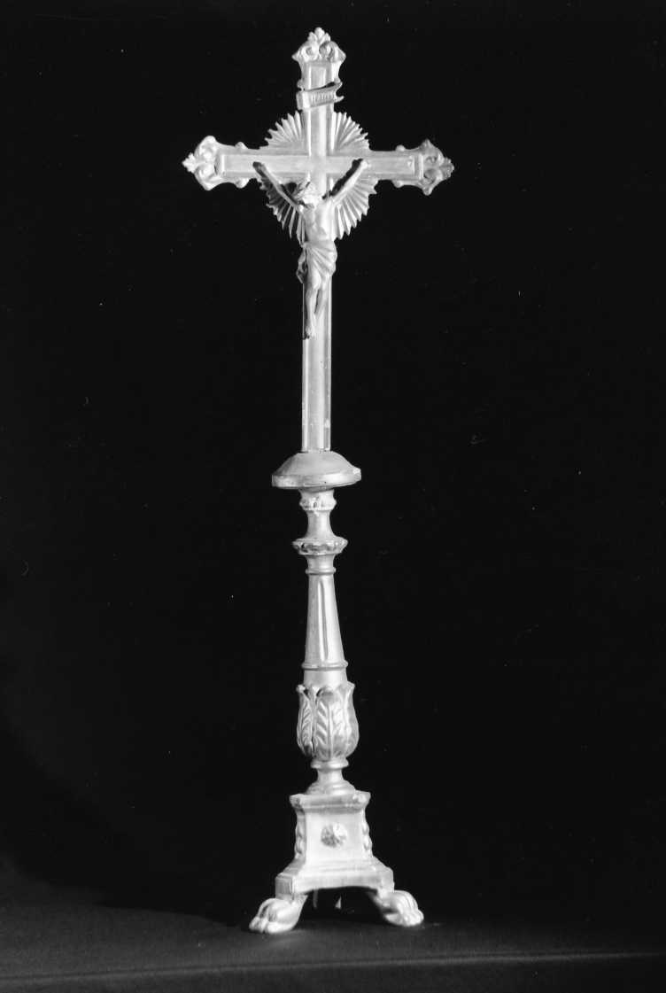 croce d'altare - ambito tosco-romagnolo (prima metà, prima metà sec. XIX, sec. XIX)