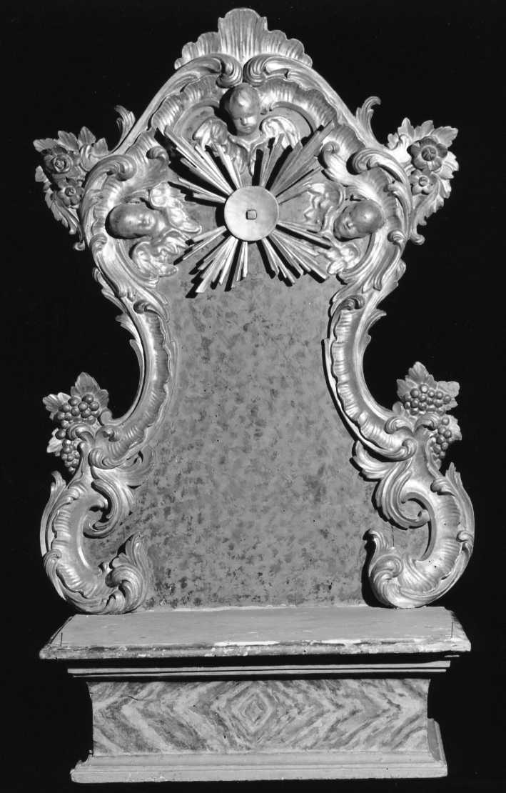 tronetto per esposizione eucaristica - ambito tosco-romagnolo (sec. XVIII)
