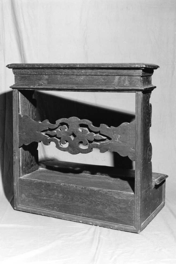 inginocchiatoio - ambito tosco-romagnolo (prima metà sec. XIX)