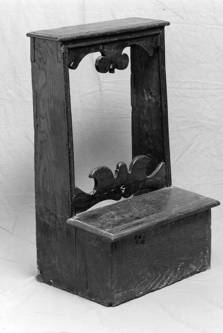 inginocchiatoio - ambito tosco-romagnolo (sec. XVIII)