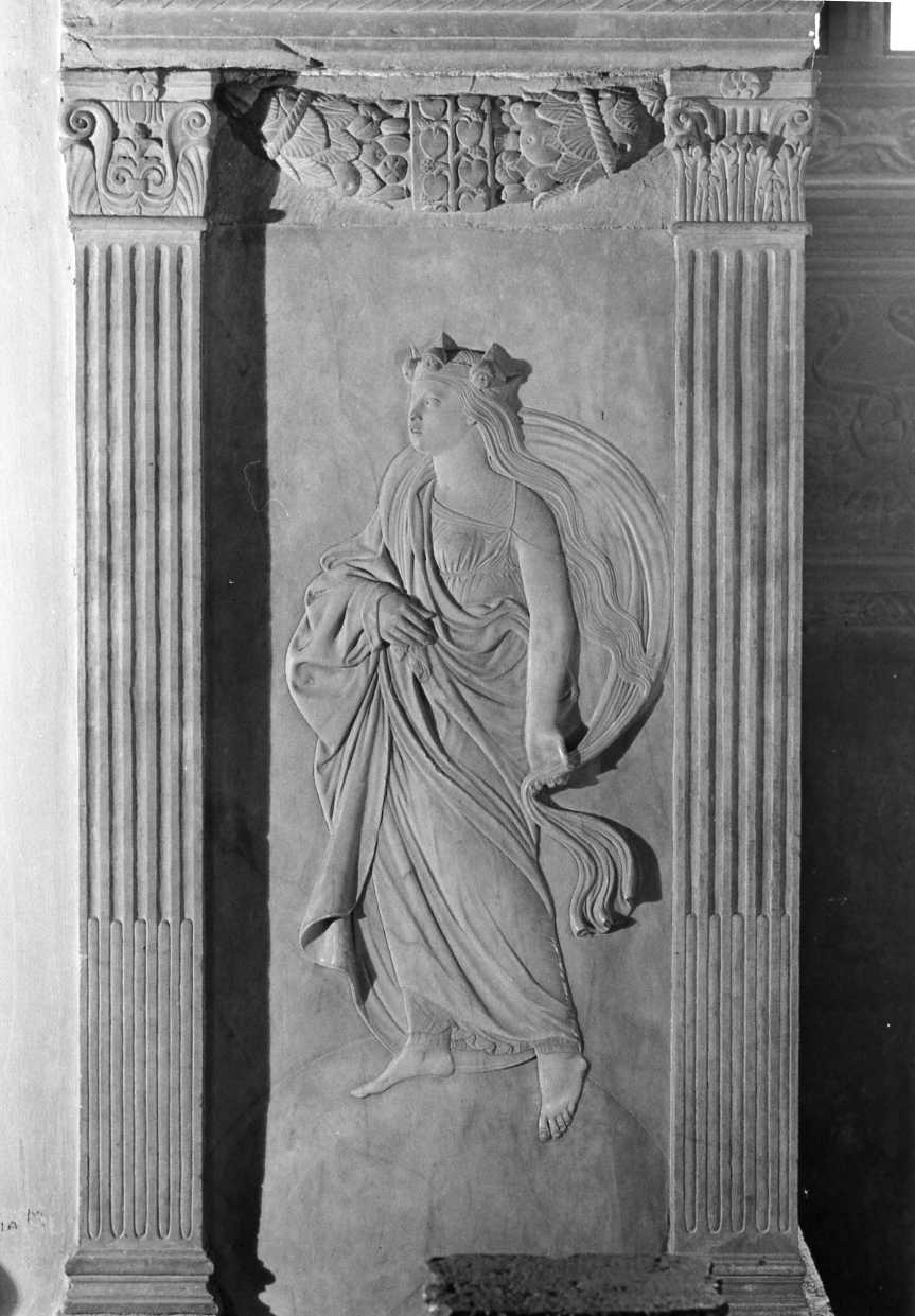 arti liberali (rilievo) di Agostino di Duccio (e aiuti) (sec. XV)