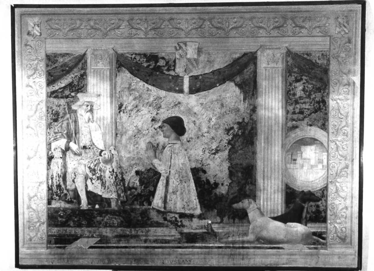 ritratto d'uomo di profilo (dipinto) di Piero della Francesca (sec. XV)